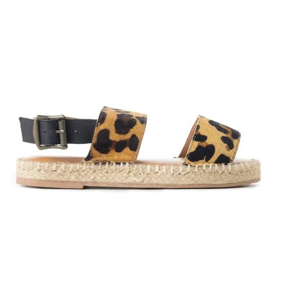 NEW MYRA women\'s isotope espadrilles in animal print